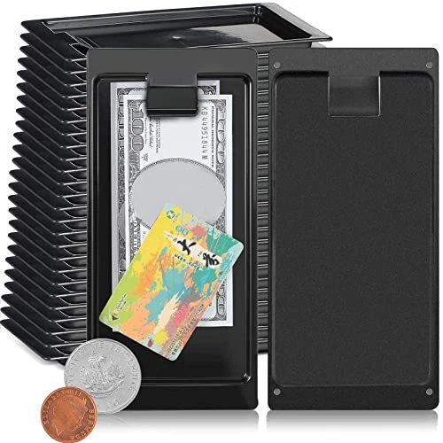 25 Pieces Check Presenters Bulk Guest Check Holder Black Check Tip Trays Wait...
