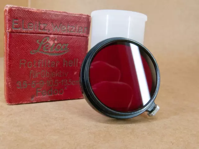 Filtro rojo Leitz Leica FEDOO / 13040 A36 RH IR - en caja