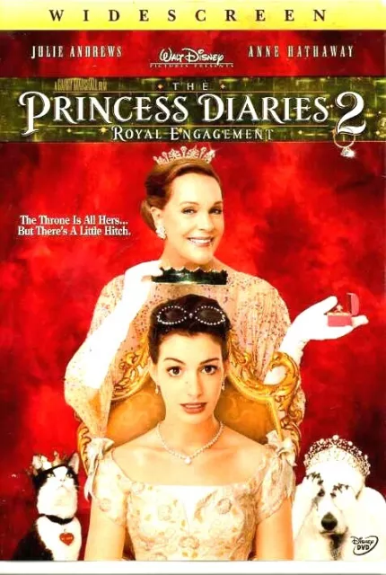 The Princess Diaries PART 2 DVD MOVIE DISNEY ROYAL ENGAGMENT ANNE HATHAWAY