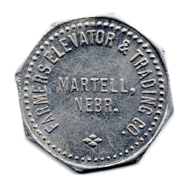 Farmers Elevator & Trading Co. • Good For 25¢ In Trade • Martell, Ne • Tc-302765