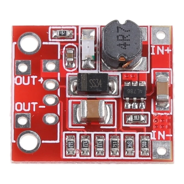 Convertitore Boost DC-DC Step-Up/Down 5-32V A 1-30V 10A 80W Con Fusibile - Regolatore Per Pannelli Solari