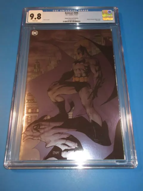Batman #608 Icons Series Batman Foil Variant 1st Jim Lee CGC 9.8 NM/M Gem Wow