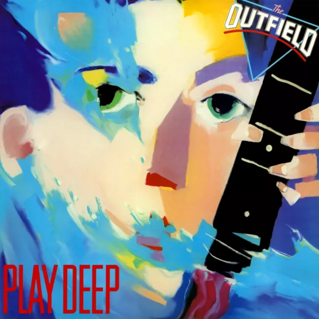 The OUTFIELD Play Deep BANNER 2x2 Ft Fabric Poster Tapestry Flag album cover art