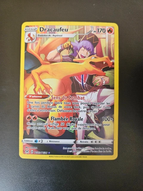 Carte Pokémon Dracaufeu TG03/TG30 – Trainer Gallery, Epée Et Bouclier Origine Perdue – Prégradée Near Mint Par CollectAura