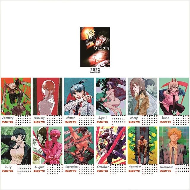 Chainsaw Man Comic Calendar 2025 Printable Sarah Murray