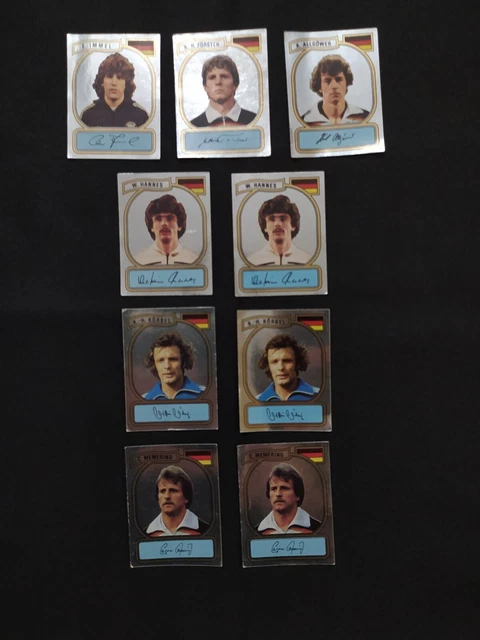 Panini Fussball 81 Nationalspieler 1981 Konvolut