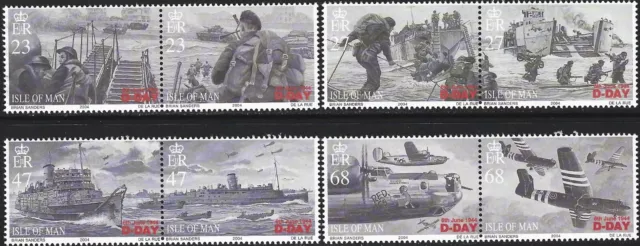 2004 Isle of Man Sg 1131/1138 60th Anniversary of D-Day MNH
