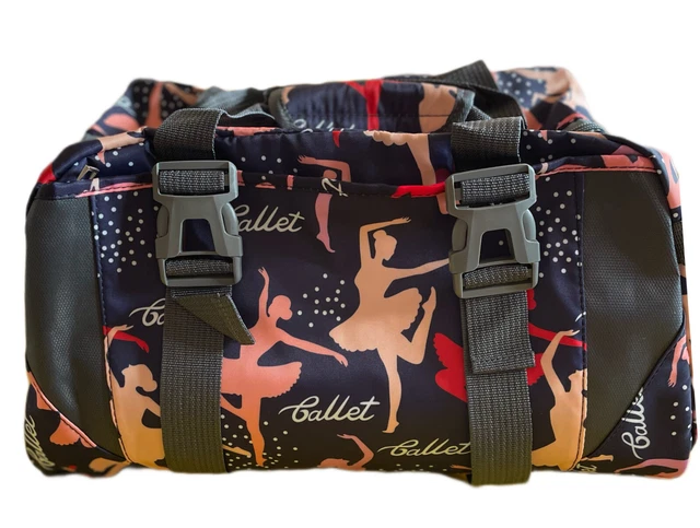 Blue Ballet Dance Duffle Bag For Girls, Sport Gym Bags For Women, Yoga Bag