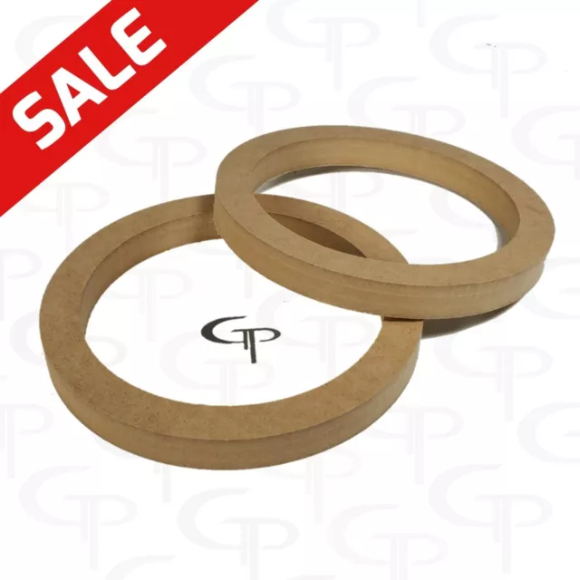 6.5 inch Speaker Rings MDF GP Car Audio Mounting Spacer 1 PAIR