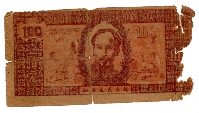 VIETNAM Du nord NORTH VIET NAM Billet 100 DONG 1946