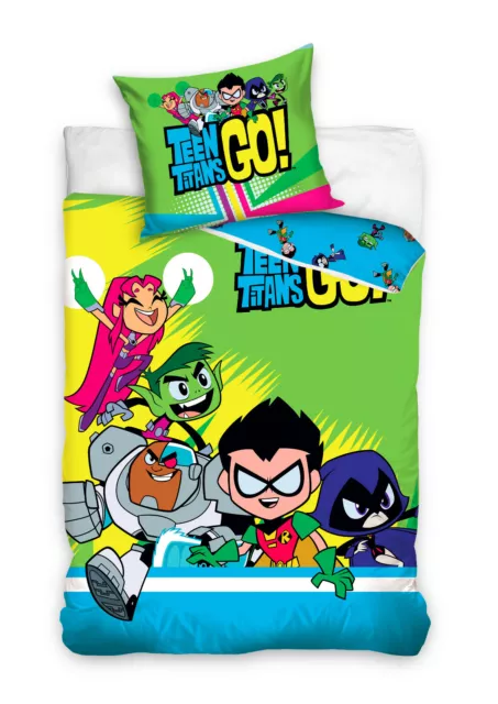 Teen Titans Go Biancheria Letto Bambini 140/160 X200 CM TT183002