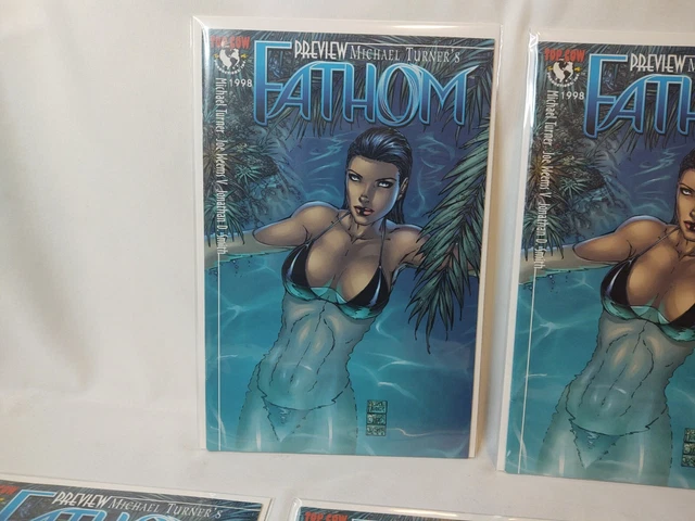 9 Fathom: Preview Special 1st Appearance Michael Turner Top Cow Comic Book 2