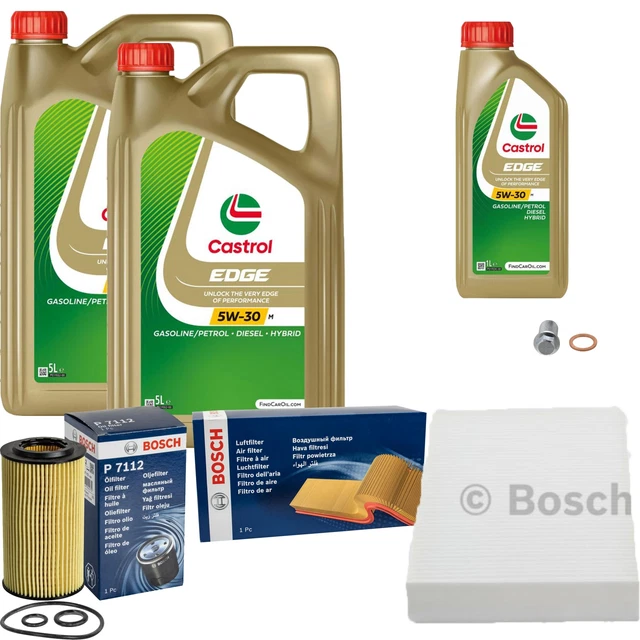 BOSCH INSPECTION SET 11 L Castrol 5W-30, M pour Mercedes-Benz Vito ...