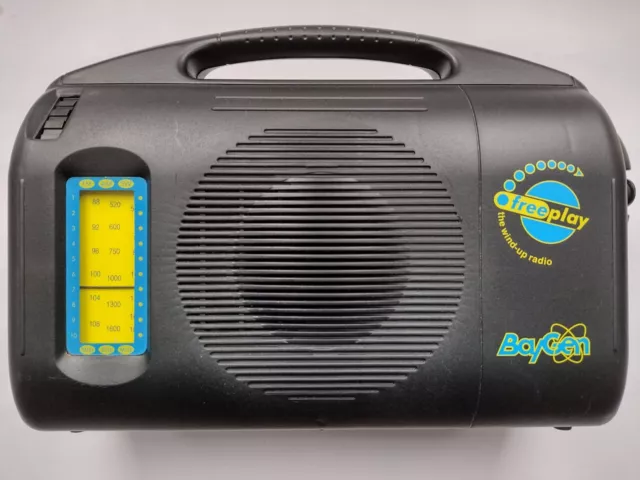 Baygen Freeplay Hand Cranked Wind-Up Radio FM-SW-MW by Trevor Bayliss. Free Post