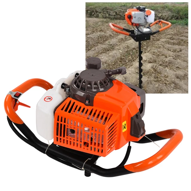 2.3kw Electric Post Hole Digger With Start Cord 2 Stroke 63CC Fence Column