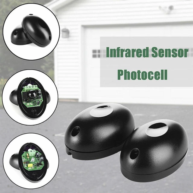 Photocell Sensor For Gate Opener Universal Outdoor Infrared Beam