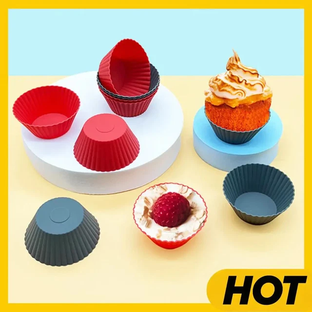2 pezzi stampi per dolci in silicone antiaderente per muffin senza BPA 24 vassoi per cupcake stampi per dolci versatili e sicuri per un facile rilascio in lavastoviglie acquista in modo economico