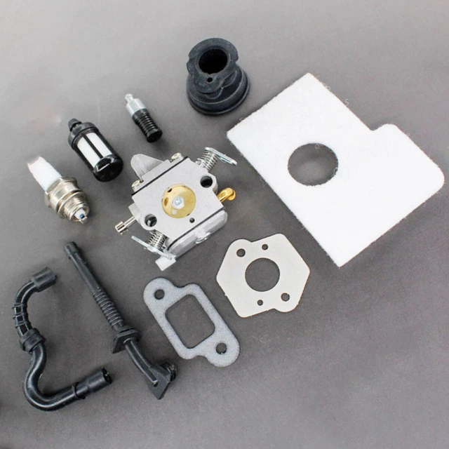 Carburatore Carb + Filtro Aria + Candela Di Accensione Per Sthil MS170 MS180 017