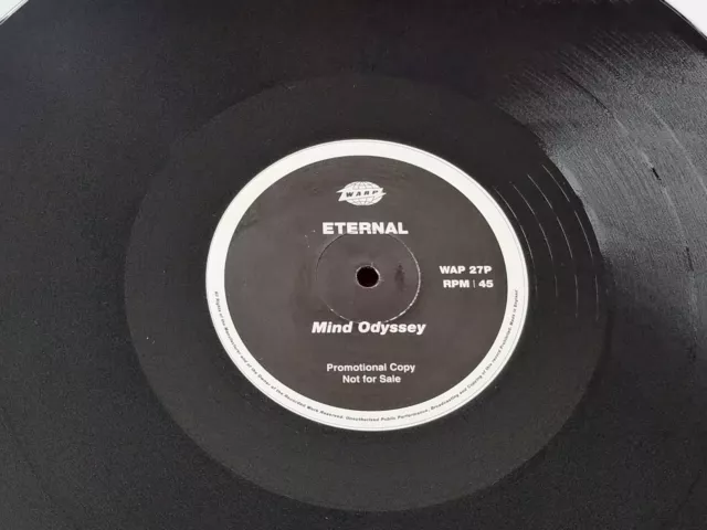 ETERNAL  Mind Odyssey  UK 1-track single sided promo 12" WARP RECORDS 2