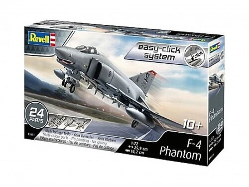 Revell-Germany F4E Phantom Fighter - Snap Tite Model Airplane Kit - 1/72 Scale