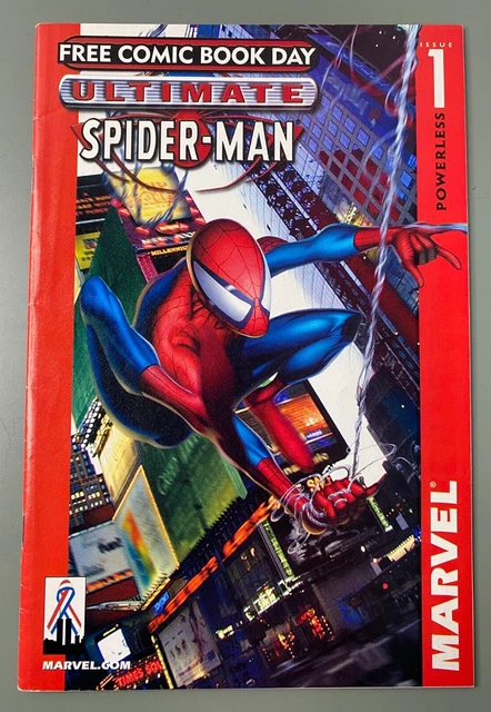 Ultimate Spider-Man #1 Powerless FCBD Free Comic Book Day  2002 VF