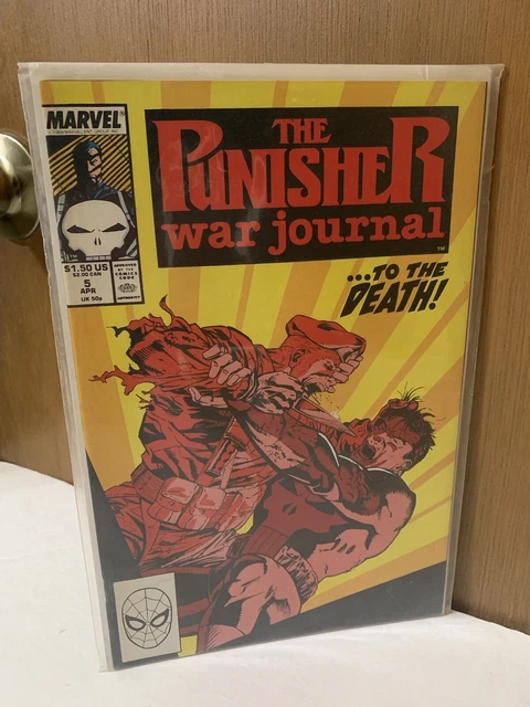 Punisher War Journal 5🔥1989 TO THE DEATH🔥Frank Castle🔥Copper Comics🔥VF+