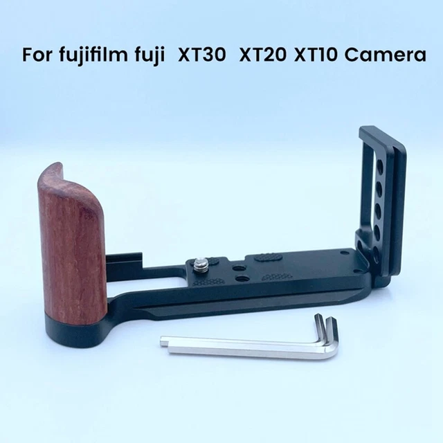 L Plate for Fujifilm Fuji XT30 XT20 XT10 Camera L Type Wood Bracket Tripod5074