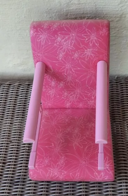 American Girl Doll Cafe Booster Seat Hook On Table High Chair Pink 18 inch dolls