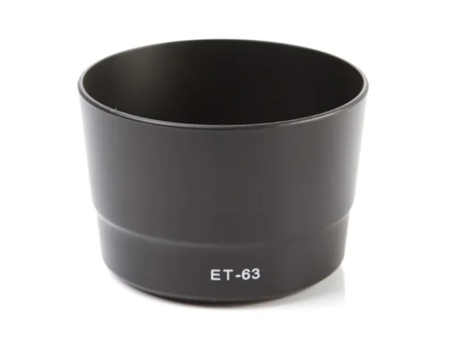 ET-63 ET63 Compatible Hood for Canon EF-S 55-250mm f/4-5.6 IS STM Lens  UK STOCK