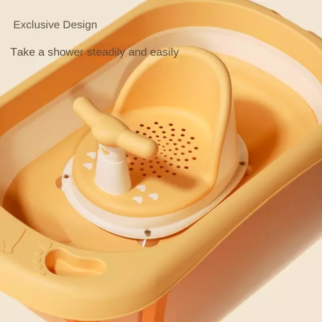 Multiple Colors Non Slip Bath Stool PP+TPE Bathing Chair  Baby Play