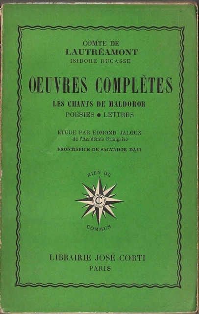 OEUVRES COMPLÈTES DE Germain Nouveau et Lautréamont (La Pléiade