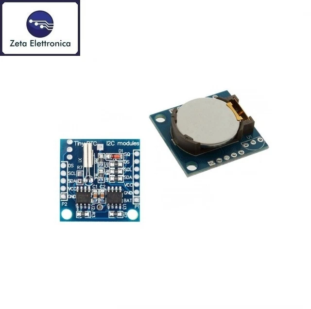 2PZ MODULO RTC Ds1307 I2C Real Time Clock Orologio Scheda Arduino Con ...