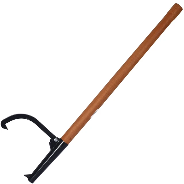 48" Log Peavy Cant Hook Peavey Point Logging Tool Log Roller Tool 15in Opening