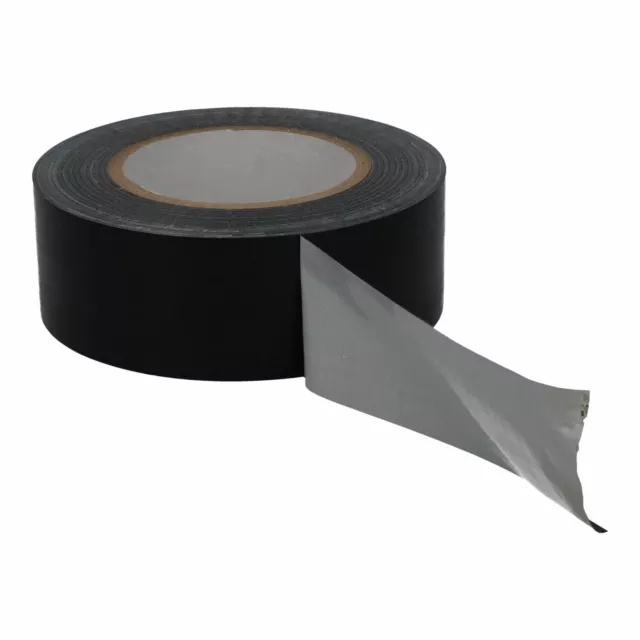 50m x 50mm Schwarz Gaffa Band Kanal Ente Gaffer Klebeband Wasserdicht