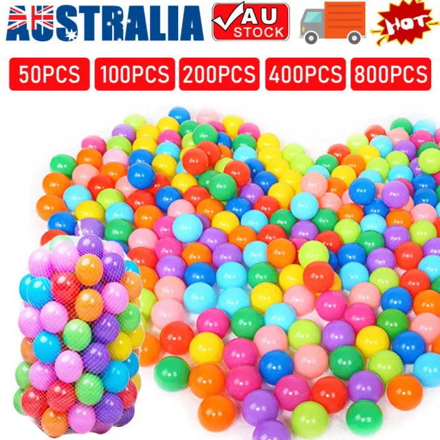 Ocean Ball Pit Balls Play Kids Plastic Baby Soft Toy Colourful Playpen Fun AU