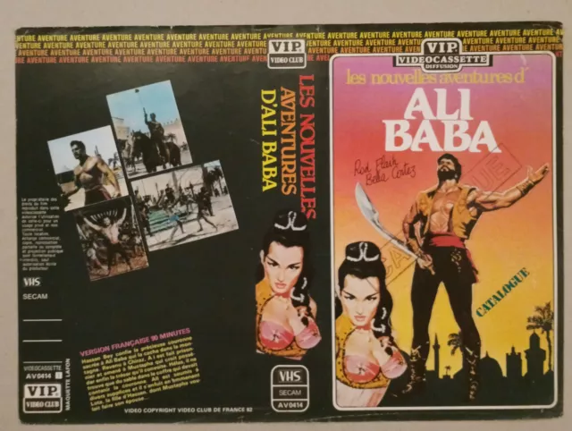 Jaquette Vhs - Les Nouvelles Aventures D' Ali Baba - Vhs Sleeve - Vip