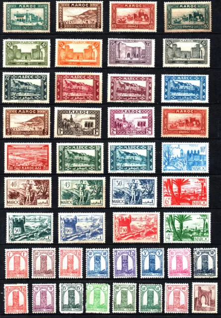 Lot de 80 timbres colonies FRANCE - MAROC - neufs*