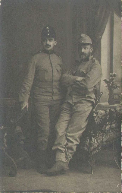 Soldaten-Portrait, K. u. k. Infanterie-Regiment, Foto-Feldpostkarte, Znaim