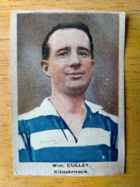 WM Culley Kilmarnock DC Thomson Adventure berühmte Clubfarben & Spieler 1923