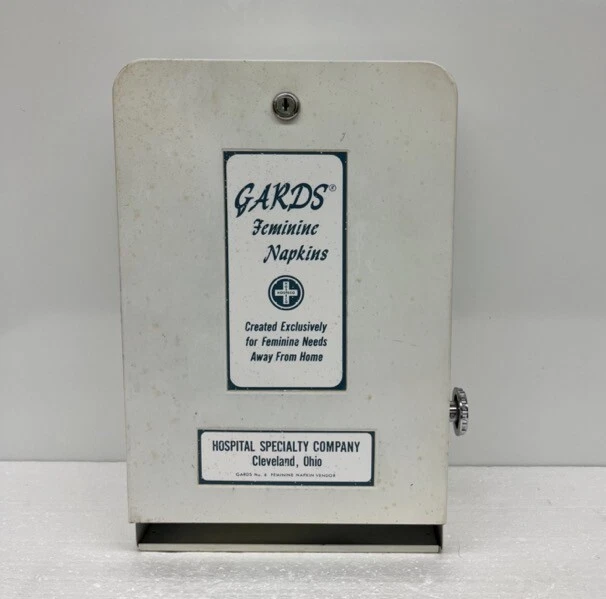 Vtg Hospital Specialty Coin-Op Feminine Sanitary Napkin Disp. Vending Machine