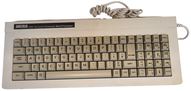 AMSTRAD KEYBOARD 256K Personal Computer Work Processor PCW8256 Vintage ...