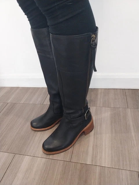 DUNE TOTTON BOOTS Size 3 Premium Leather Over The Knee Boots Euro 36 Brand New 89.99 PicClick UK