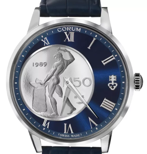 Corum Heritage 50 Lire "Vulcano Blue" 42mm Automatik, 2020, 082.760.20/0003 ZA13