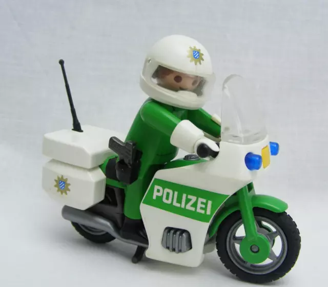 Playmobil -- Pièce de rechange -- moto police 3943 --