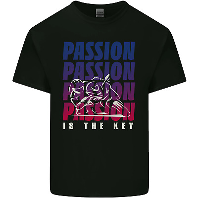 MOTO passione è la chiave Da Motociclista Da Uomo Cotone T-Shirt Tee Top