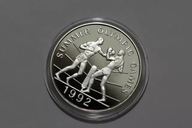 Jamaica 25 Dollars 1992 Silver Proof B46 Ddd14