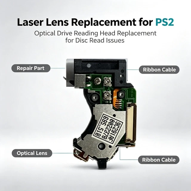 -802W HEAD for -802W for PS2 7W/9W Console for PS2 7W/9W Lens O2S84381 ...