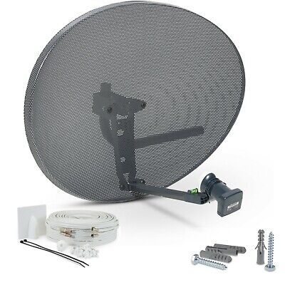 Antena Parabólica Technomat 80 Cm para cielo FREESAT POLSAT HOTBIRD ASTRA NC 