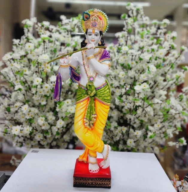 STANDING KRISHNA STATUE Large Krishna Idol God of Love Lord Krishna