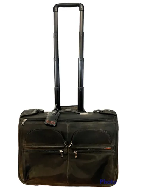 TUMI Black Nylon Garment 2-Wheeled Carry On Bag- Executive Functional Traveler 2